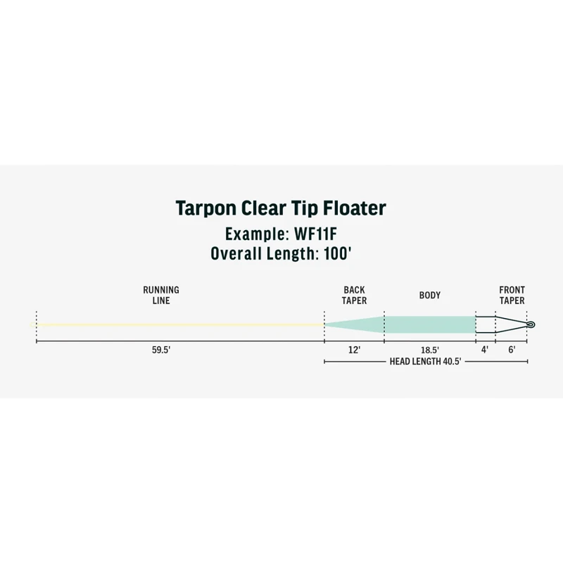 RIO Premier Tarpon Clear Tip Floater Line 4 RIO Premier Tarpon Clear Tip Floater Line - Image 2